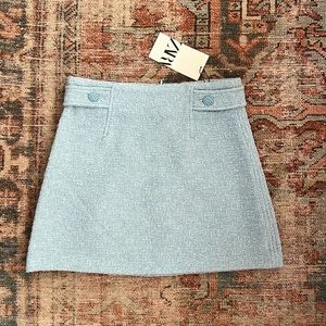 NWT ZARA Textured Mini Skirt